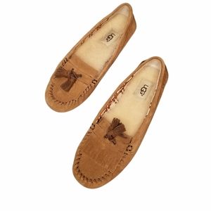 UGG Brown Tassel Loafers
